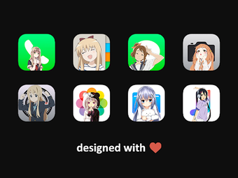 Image 1 for iOS 14 Icon Pack (Anime E…