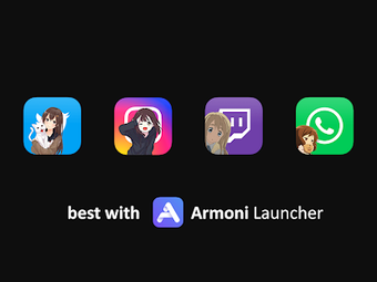 Image 1 for iOS 14 Icon Pack (Anime E…
