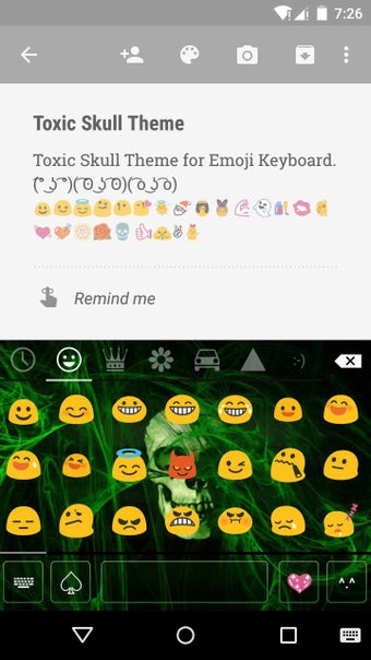 Imagen 3 para Toxic Skull Emoji Keyboar…