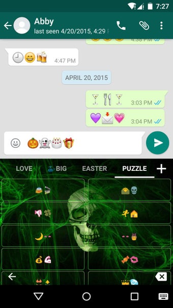Image 0 for Toxic Skull Emoji Keyboar…