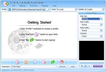 Imagen 0 para Shinesoft DVD to 3GP Conv…