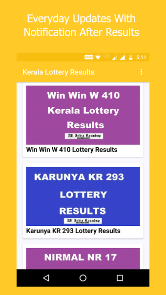 Image 1 for Kerala Lottery Results