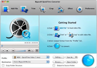 Imagen 0 para Bigasoft QuickTime Conver…