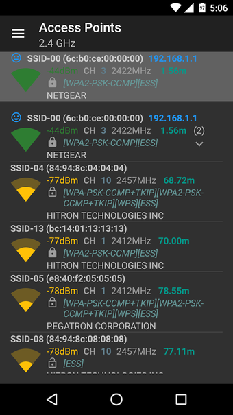 Imagen 3 para WiFiAnalyzer (open-source…