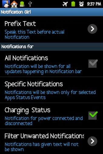 Imagen 1 para Talking Notification Girl