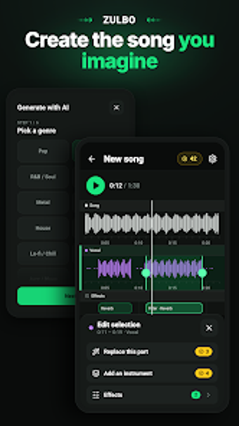 Image 0 for Zulbo: AI Music  Song Mak…