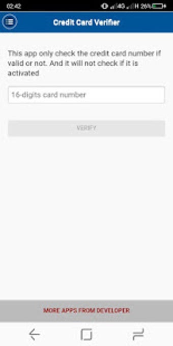 Imagen 1 para Credit Card Verifier