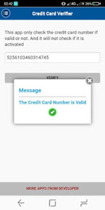 Imagen 2 para Credit Card Verifier