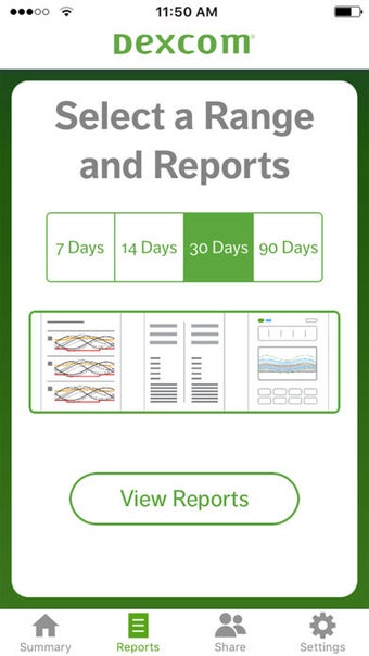 Imagen 1 para Dexcom CLARITY Reports
