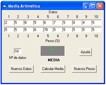 Imagen 1 para Media Aritmética