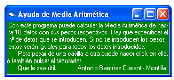 Imagen 0 para Media Aritmética