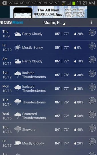 Image 0 for CBS Miami Weather