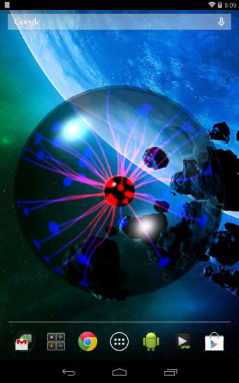 Image 1 for Plasma Orb Live Wallpaper
