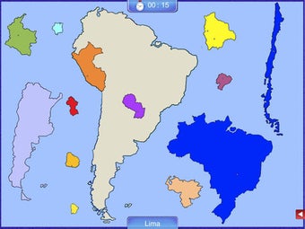 Image 2 for South America Puzzle Map