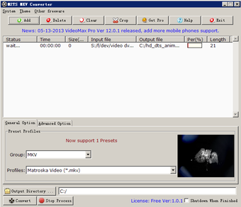 Image 0 for M2TS MKV Converter