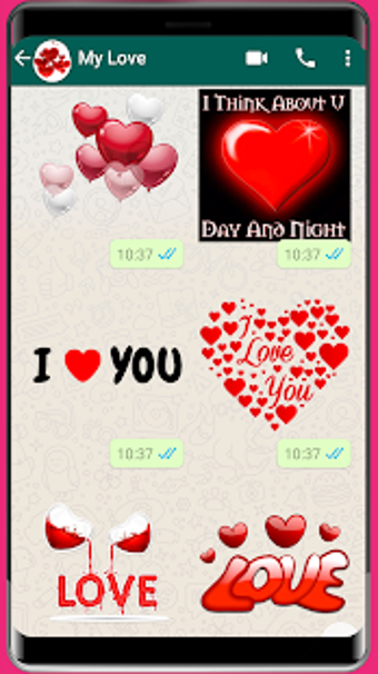 Image 0 for WAStickerApps Amor Sticke…