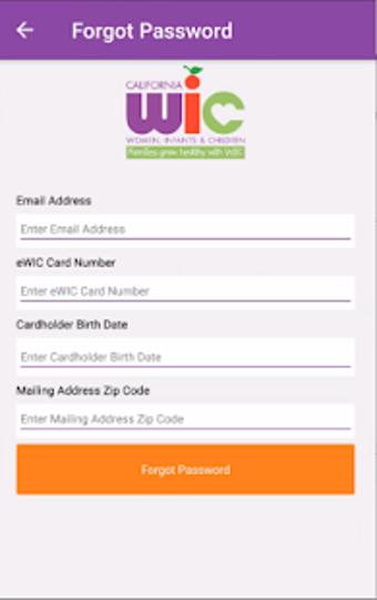 Imagen 1 para California WIC App