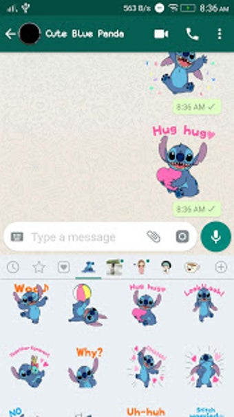 Imagen 2 para Cute Blue Koala Stitch St…
