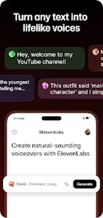 Image 0 for ElevenLabs: AI Voice Gene…