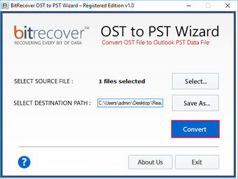 Image 3 for BitRecover OST to PST Wiz…