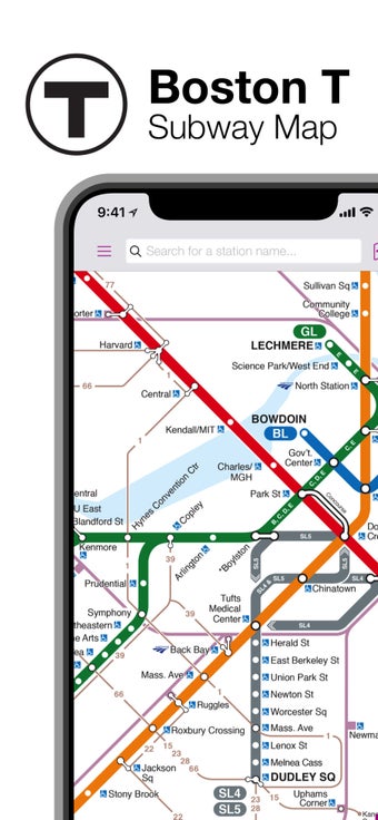 Image 3 for Boston T Map - MBTA subwa…