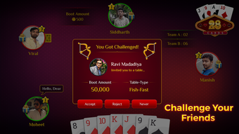 Imagen 0 para 28 Card Game Multiplayer