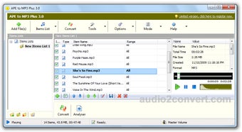 Image 0 for APE to MP3 Plus