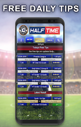 Imagen 1 para Half Time Football Bettin…
