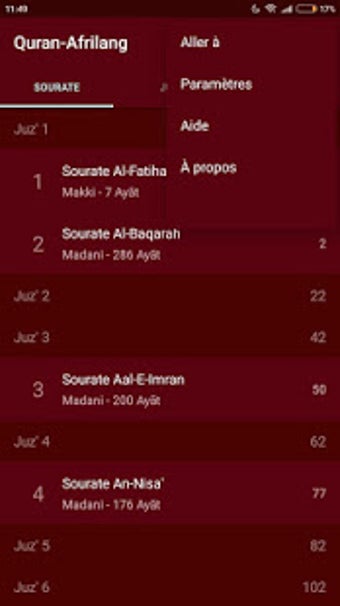 Image 0 for Quran Afrilang