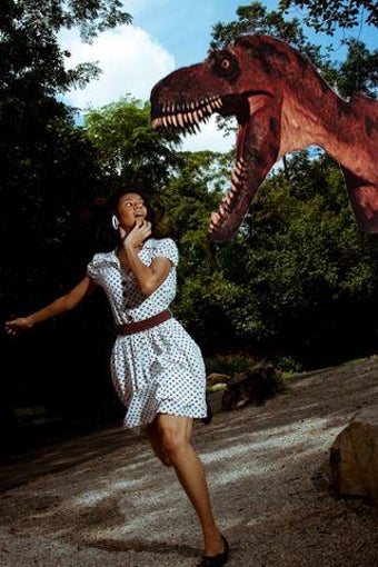 Imagen 1 para Dinosaur Photo Sticker