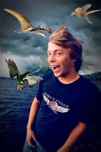 Imagen 0 para Dinosaur Photo Sticker