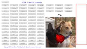 Imagen 0 para WebGL Examples for Window…