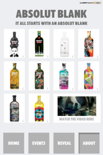 Image 1 for Absolut Blank Reveal