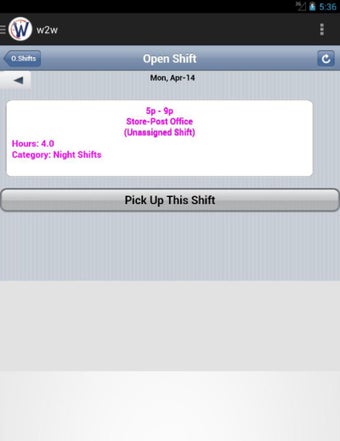 Image 4 for w2w : WhenToWork Mobile A…
