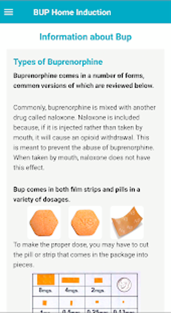 Image 0 for Starting Buprenorphine