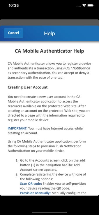 Image 0 for CA Mobile Authenticator