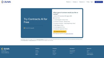 Imagen 0 para Zuva Contracts AI