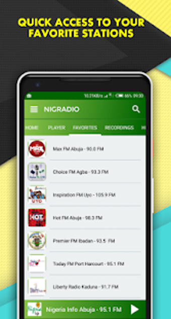 Imagen 1 para Nigeria Radio Player & Re…