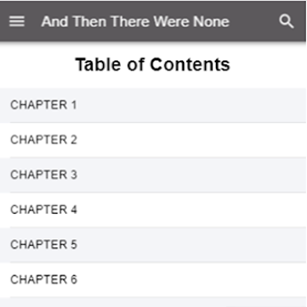 Image 1 for And Then There Were None …