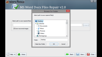 Imagen 0 para Sysinfo DOCx Repair Tool