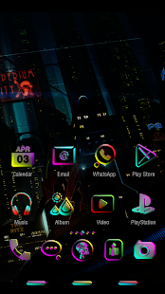 Image 2 for CYBERNEON Xperia Theme