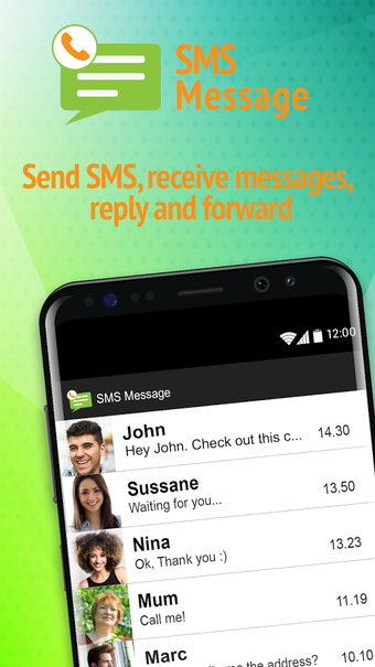 Image 1 for SMS Message & Call Screen…