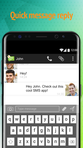 Imagen 3 para SMS Message & Call Screen…