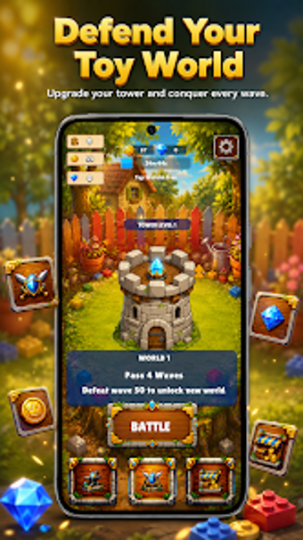 Imagen 0 para Crystal Grove Defense: Id…