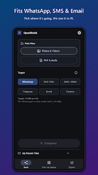 Image 0 for OpenShrink: Compress and …