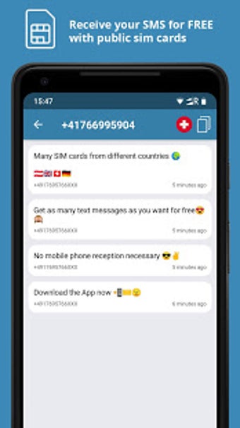 Imagen 1 para Receive SMS -  Virtual nu…