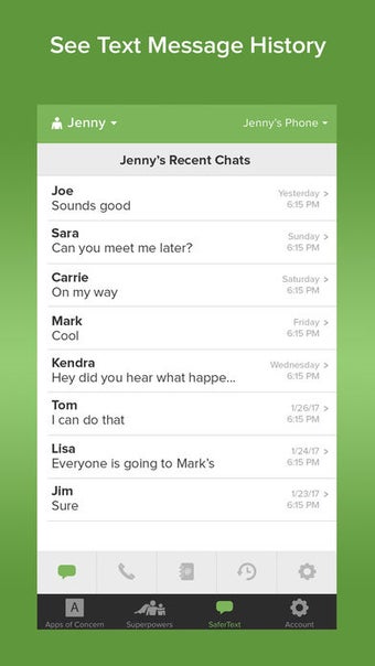 Image 1 for SaferKid Text Monitoring:…