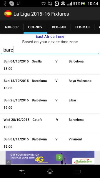 Imagen 0 para La Liga 2015-16 Fixtures