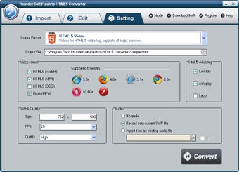 Imagen 0 para ThunderSoft Flash to HTML…