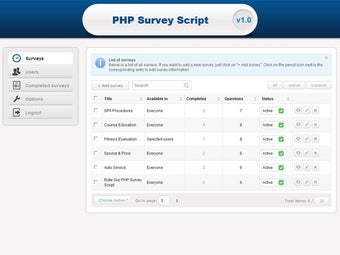 Image 2 for PHP Survey Script